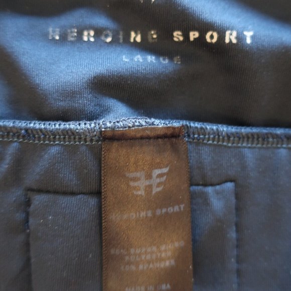 WOMENS HEROINE SPORT NAVY BLUE WHITE WHITE STRAP SPORTS BRA L * - Picture 7 of 7